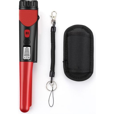 Détecteur de métaux étanche portable avec vibreur et alarme sonore, chercheur d'or pour adultes et enfants, sonde de détection extérieure robuste