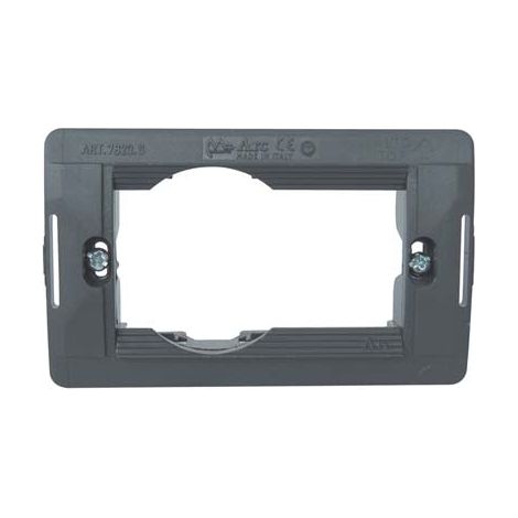 SUPPORTO FRUTTI ARC MARLANVIL - PC NERO POSTI 1+SCHUKO- 10 pezzi