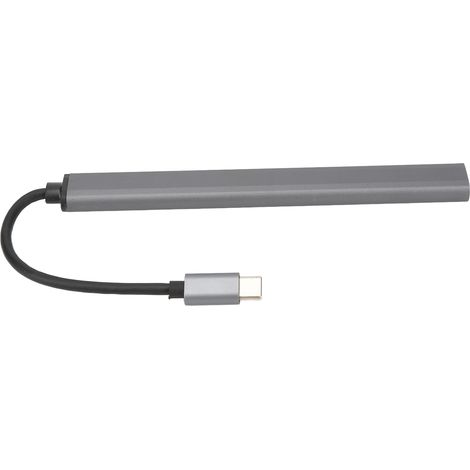 7-in-1 USB-C Hub-Dockingstation aus Aluminiumlegierung, Plug-and-Play-Multiport-Adapter für PC (1/5)