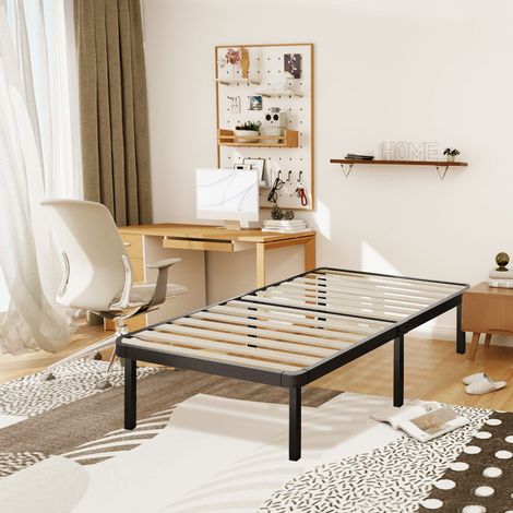 Bolli – Sommier tapissier 90x190cm – 6 pieds en bois massif – Structure renforcée pour stabilité – Assemblage rapide en 30 minutes (1/5)