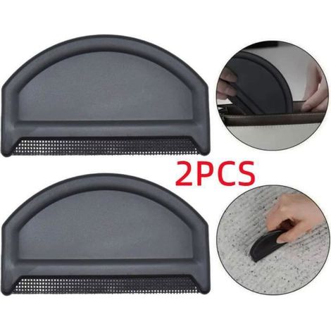 2 pièces Brosse vêtement, rasoir anti-bouloche, peigne en laine pour cachemire, nettoyage doux des étiquettes et tissus délicats (1/4)