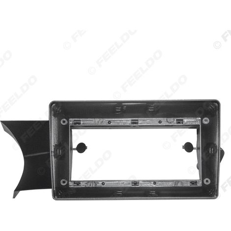 Compatible avec le cadre modifié Mercedes-Benz Classe C 2011-2015, cadre de navigation grand écran Android, support de panneau audio, 9 pouces.