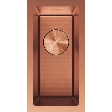Mexen Trixo évier en acier inoxydable 1-bac 230 x 440 mm, cuivre HC - 6411221000-65HC (1/5)