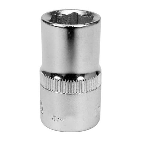 Kurze 6-kant-Stecknuss 1/2" 22 mm CrV