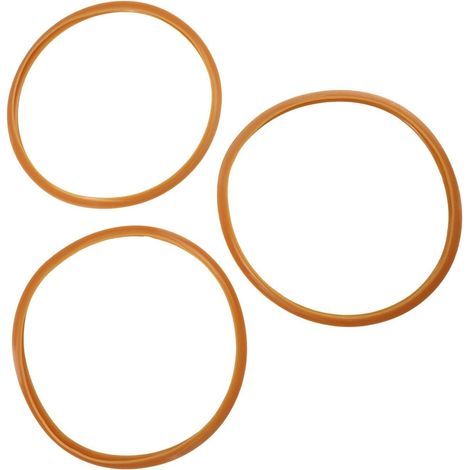 Joint de rechange pour autocuiseur en aluminium 26 cm (B 24 cm) Silicone souple, maintient la pression, 22 cm de diamètre, design clair, remplacement facile (1/5)