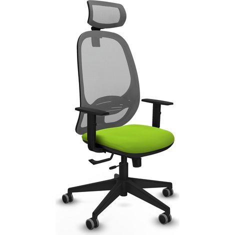 Silla de oficina piqueras y crespo Cilanco gris reposacabezas ajustable (1/2)