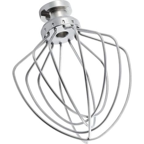 cabezales batidores de acero inoxidable de repuesto. Compatibles con las batidoras KitchenAid K45, KSM15, KSM110, KSM103, KSM75, KN15 y KSM90. (1/5)