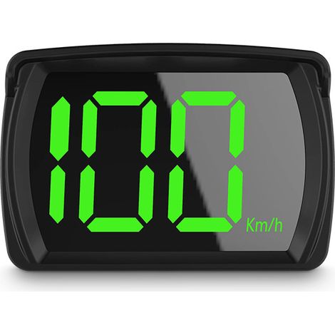 Afficheur tête haute HUD GPS pour voiture, compteur de vitesse numérique universel avec affichage vitesse et distance (1/3)