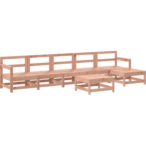Maison Exclusive - Set Salotto da Giardino 7 pz in Legno Massello di Douglas (1/5)
