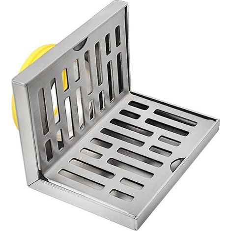 Drenaje de piso de esquina, filtro de residuos sólidos de drenaje horizontal en forma de L (1/4)