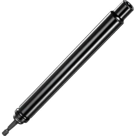 (10x200mm) Douille Creuse 10mm 200mm, Tige 1/4" Pour Travaux En Hauteur  Tourne-écrou creux long, acier résistant, changement rapide, pour perceuses, HVAC, espaces restreints (1/4)