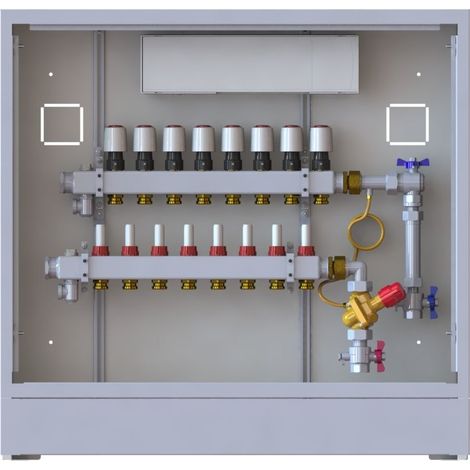 Station UnoFloor Comfort 8R 8 HK, rechts mit AB-PM-Set, 230V (1/2)