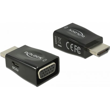 Delock hdmi-a male vga female adapter