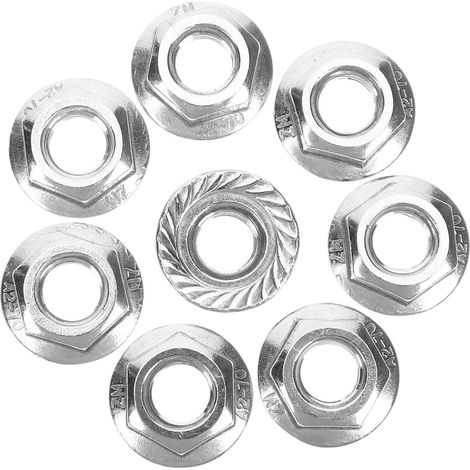 10 Pièces Écrou à Bride M8 en Acier Inoxydable (1/5)
