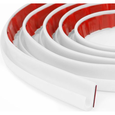 Gutter Camping Car 2.5m J Shaped Gutter RV Back Sticker Rubber Strip for Gutters for Car Vans Campers Boat and Door (1/5)