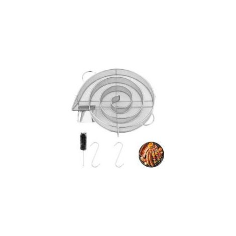 Générateur de fumée rond,acier inoxydable de haute qualité,Générateur de Fumee Froide Pour Fumoir avec brosse et crochet,fumoir à viande pour grills bouilloire,fumoirs et fours fumoirs,réutilisable (1/5)