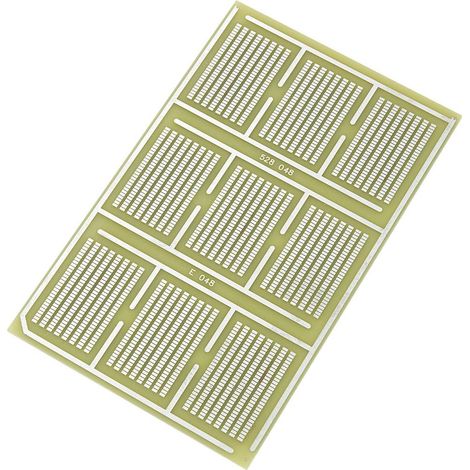 Scheda europea SMD epossidica (L x P) 160 mm x 100 mm 35 µm passo 1,27 mm Conrad Components SU528048 contenuto 1 pz. (1/3)