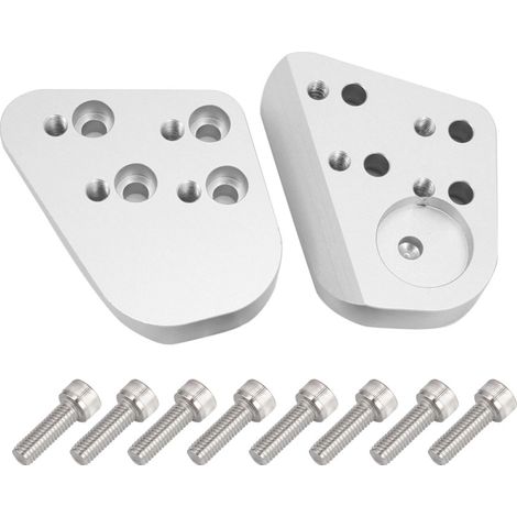 Rehausseurs de guidon compatibles avec BMW R1200RT, R1150RT et R1100R - Kit en aluminium usiné CNC (1/2)