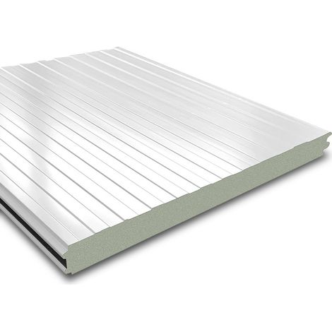 Panneau sandwich de bardage isolé 2100x1150 mm SANDEO WALL