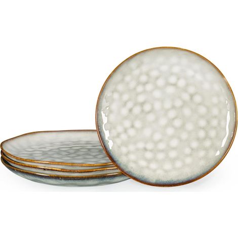 Assiettes creuses en grès Henten Home – lot de 4