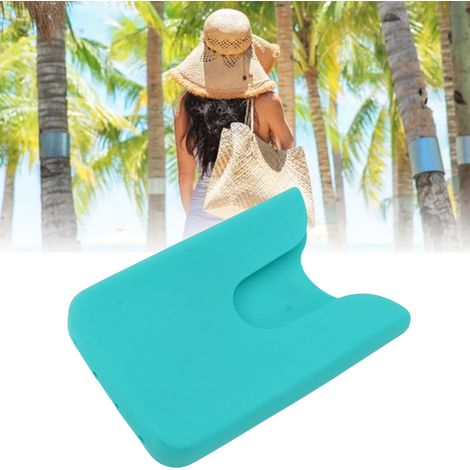 Sac de plage Bogg Bag, pochette de rangement pour téléphone, support pour téléphone, sac creux, bleu ciel (1/5)