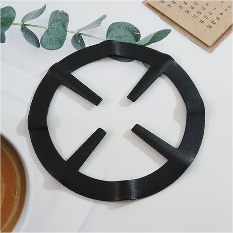 Accessori da campeggio, piano cottura sicuro, riduttore per fornello a gas, supporto in alluminio resistente e pratico, pentola per farina, anello per cottura a fuoco lento, portatile (1/4)