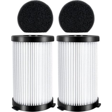 Kit de 2 filtres éponges de rechange pour aspirateurs MooSoo D600/D601, Akitas AK585K V8, iwoly V600, Goodmans 356277, Ariete Handy Force 2759/2761, Cecotec Conga Thunderbrush 520/550/560