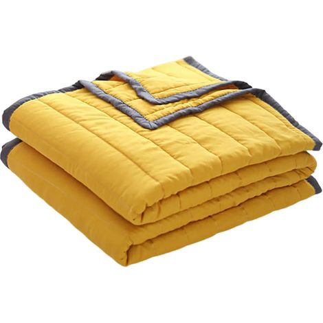 Couette d'été rafraîchissante, en soie glacée, lavable en machine, absorbe la chaleur, prévient la transpiration nocturne, légère et portable, idéale pour le canapé et le salon, literie toutes saisons (1/5)