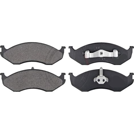 KIT PASTIGLIE FRENO ANTERIORI compatibile con JEEP WRANGLER II (TJ) / PASTIGLIE FRENANTI AUTO OEM FDB1267 , / SOSTITUZIONE DIRETTA / BASSA POLVERE / SILENZIOSO