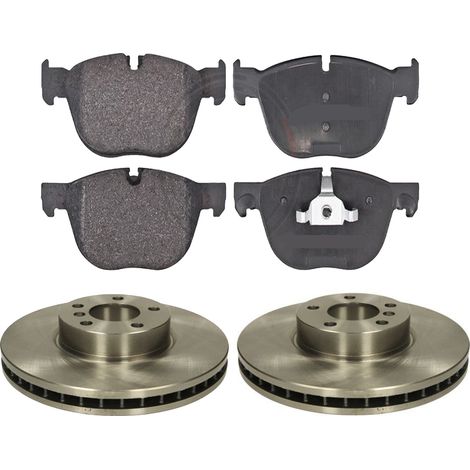 KIT FRENI ANTERIORI compatibile con BMW X6 (F16,F86) - DISCHI + PASTIGLIE OEM: FDB4052, FDB4351 / A 00 442 / 17868 , 18533 , 18534 , 17867 /SOSTITUZIONE DIRETTA/BASSA POLVERE/SILENZIOSO (1/5)
