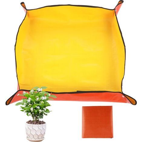 Tapis de jardinage pour plantes d'intérieur, tapis de rempotage pliable et imperméable, tapis de rempotage de plantes succulentes, tapis de jardinage portable, cadeau pour les amateurs de (1/4)