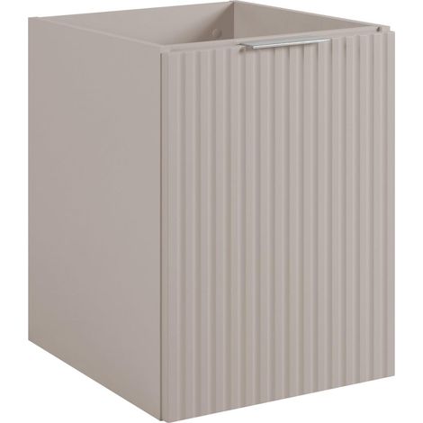 Mobile da bagno, Cashmere + maniglia argento, 40 x 57 x 46 cm (1/4)