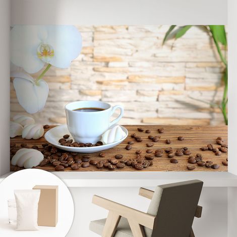 Papier peint avec colle pour décoration moderne de salon chambre à coucher cuisine et bureau Facile Détente florale 104x70 cm (1/5)