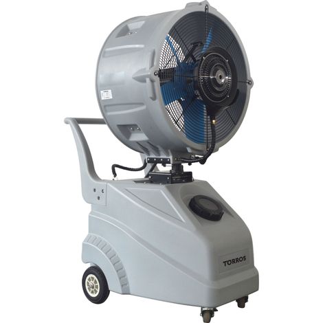 Ventilateur Brumisateur professionnel - Mobile ø 660 mm - 250m² 13 500m³/h - Réservoir 160 litres Torros WNV160