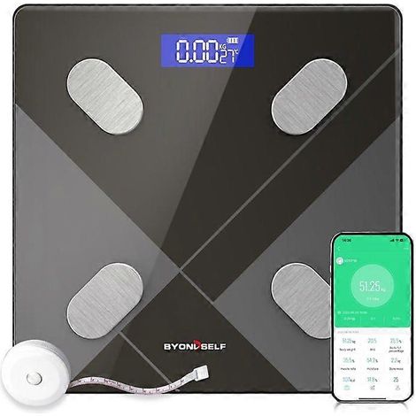 Balance connectée Etekcity pour le poids corporel, éligible aux remboursements FSA et HSA, pèse-personne numérique de salle de bain avec IMC, masse grasse et masse musculaire. (1/5)
