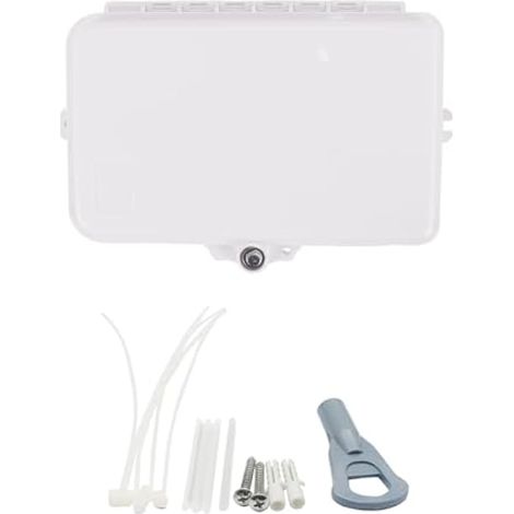 Boîtier de distribution fibre optique FTTH à 6 cœurs, boîtier de distribution fibre optique à 6 ports pour adaptateur SC FC E2000 (1/5)