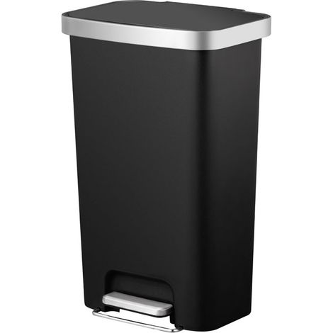 EKO, Poubelle à pédale Hana, rectangulaire, capacité 45 l, l