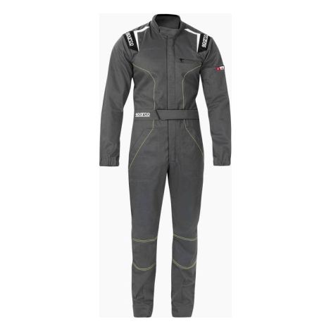 Combinaison MS-4 combinaison de me'canicien non homologue'e en polyester et coton grise taille L avec poches et ceinture e'lastique Grigio L