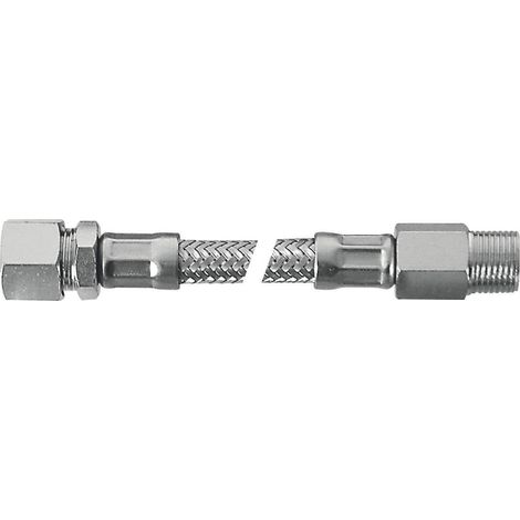 SCELTO DA DESIVERO Flessibile Flex inox att.bicono d.10 mp1/2"l.200 codice prod: DSV04759 (1/2)