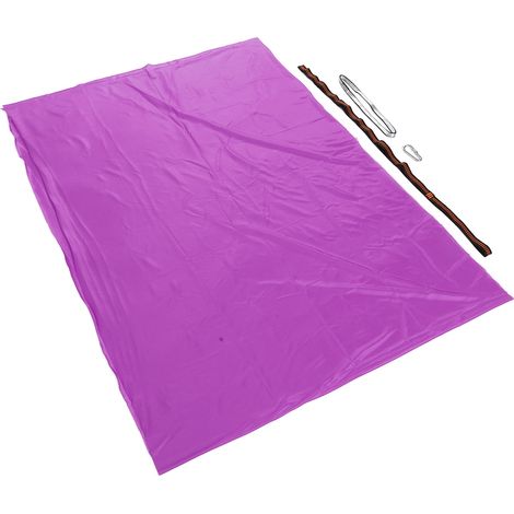 Hamac balançoire élastique pour enfants 100x280cm, lit suspendu d'intérieur pour enfants, pour la maison et l'extérieur, violet (1/5)