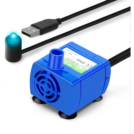 Pompe à Eau pour Chat, Fontaine à Boire Automatique, Ultra Silencieux avec Lumières LED (1/4)