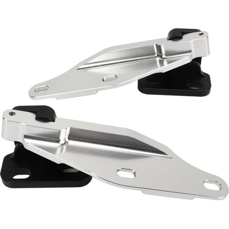 1 paire de loquets de déverrouillage rapide pour charnières de capot (côtés gauche et droit) - Remplacement pour CIVIC EK 1996-2000 (1/5)