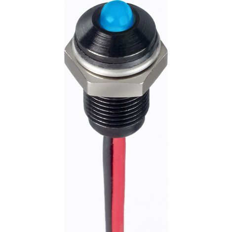 Panel LED LED lumineux Bleu RS PRO, dia. 6mm, 1.8 3.3V c.c., taille de la lampe 3 mm, IP67 ( Prix pour 1 ) (1/3)