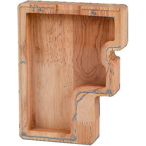 Sparschwein aus Holz mit dem Alphabet – Buchstaben – Kindersparschwein – Münzbox