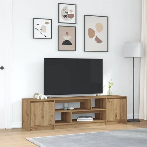 TV-Schrank Artisan-Eiche 188,5x41x50 cm Holzwerkstoff (1/5)