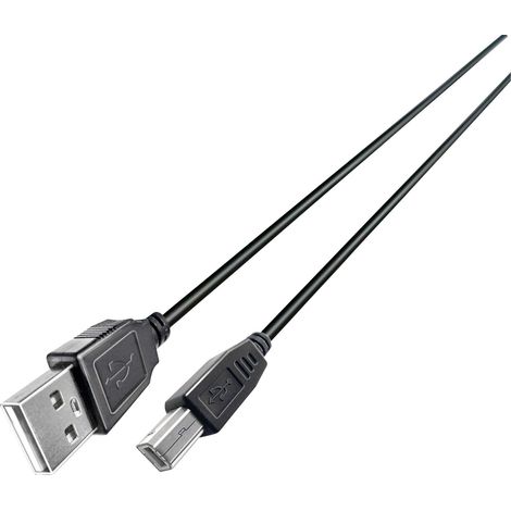 Câble de connexion USB GRUNDIG, 2.0, 2 m, USB-A / USB-B (1/4)