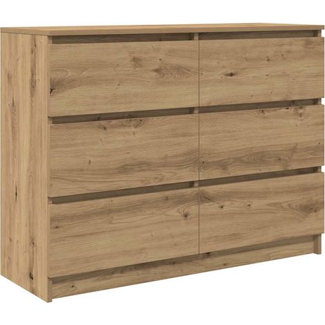 Maison Exclusive - Aparador Artisan Roble 100x35x76 cm Madera de