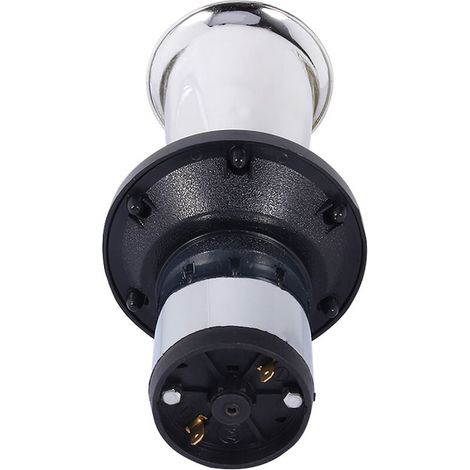 Altehrkömmlicher 12 V Hupe, 110 dB, Autohupe 12 V, laute Hupe, Alarmhupe, klassischer Retro-Antikstil (silber)