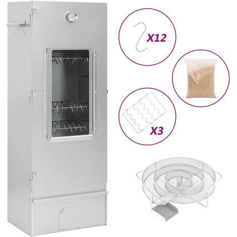 Smoker vidaxl 3200750 verzinkter Stahl Kaltrauchgenerator