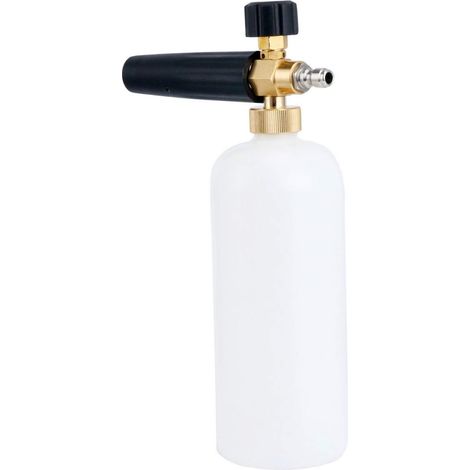 1L Lance à Mousse de Neige Bouteille, Mousse de Lavage Nettoyage Voiture avec raccord Rapide 1/4" (1/5)